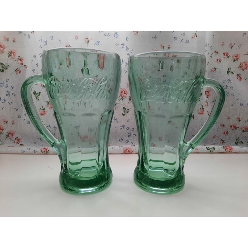 Set of 2 Large Coca Cola Glasses